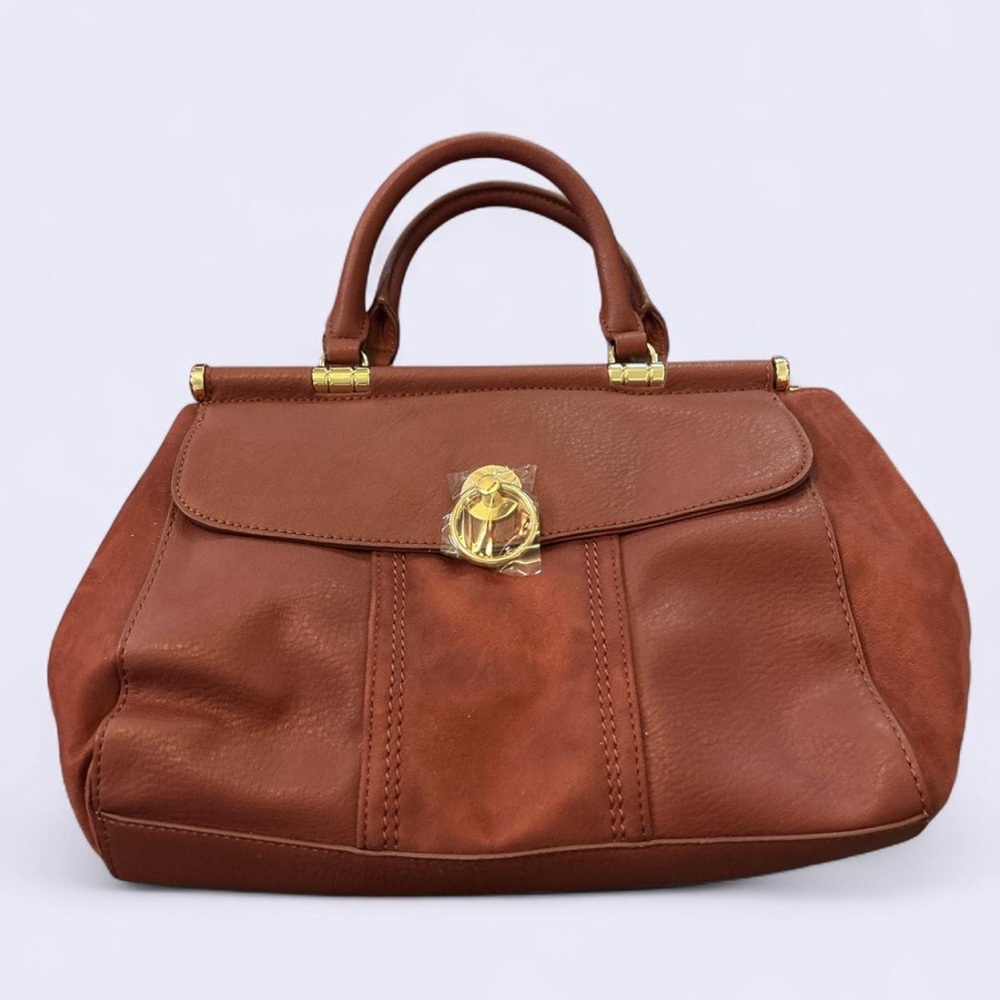 Elegant Red Leather Handbag